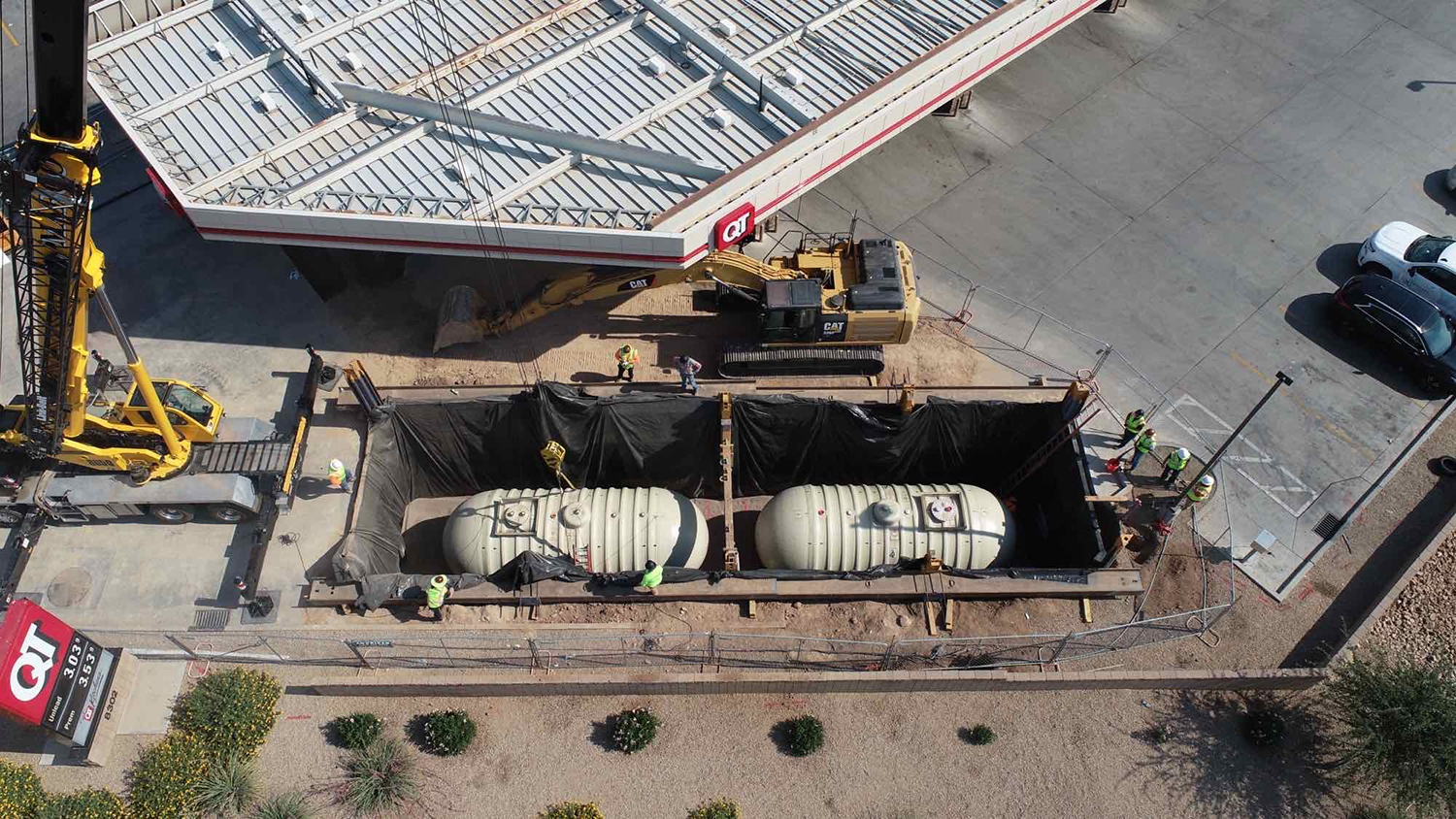 QuikTrip | Single-Compartment Diesel Underground Tank Installation (Tolleson, AZ) | Western Pump