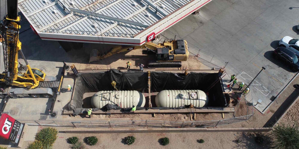 Indepth Analysis QuikTrip's Diesel Tank Installation in Tolleson, AZ